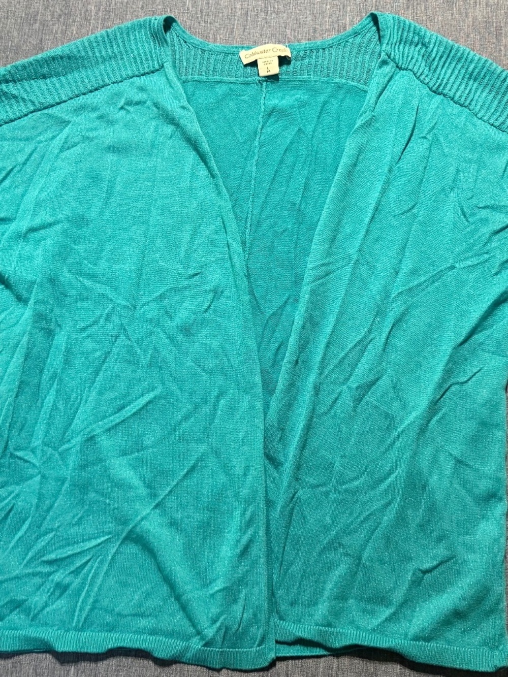 Coldwater Creek short sleeve cardigan size L